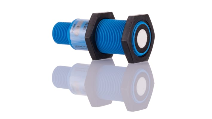 Sensore di prossimità cilindrico NPN M18 Sick UM18-212165101, rilevamento 65-350 mm, IP65/IP67, temperatura -25/+70 °C.