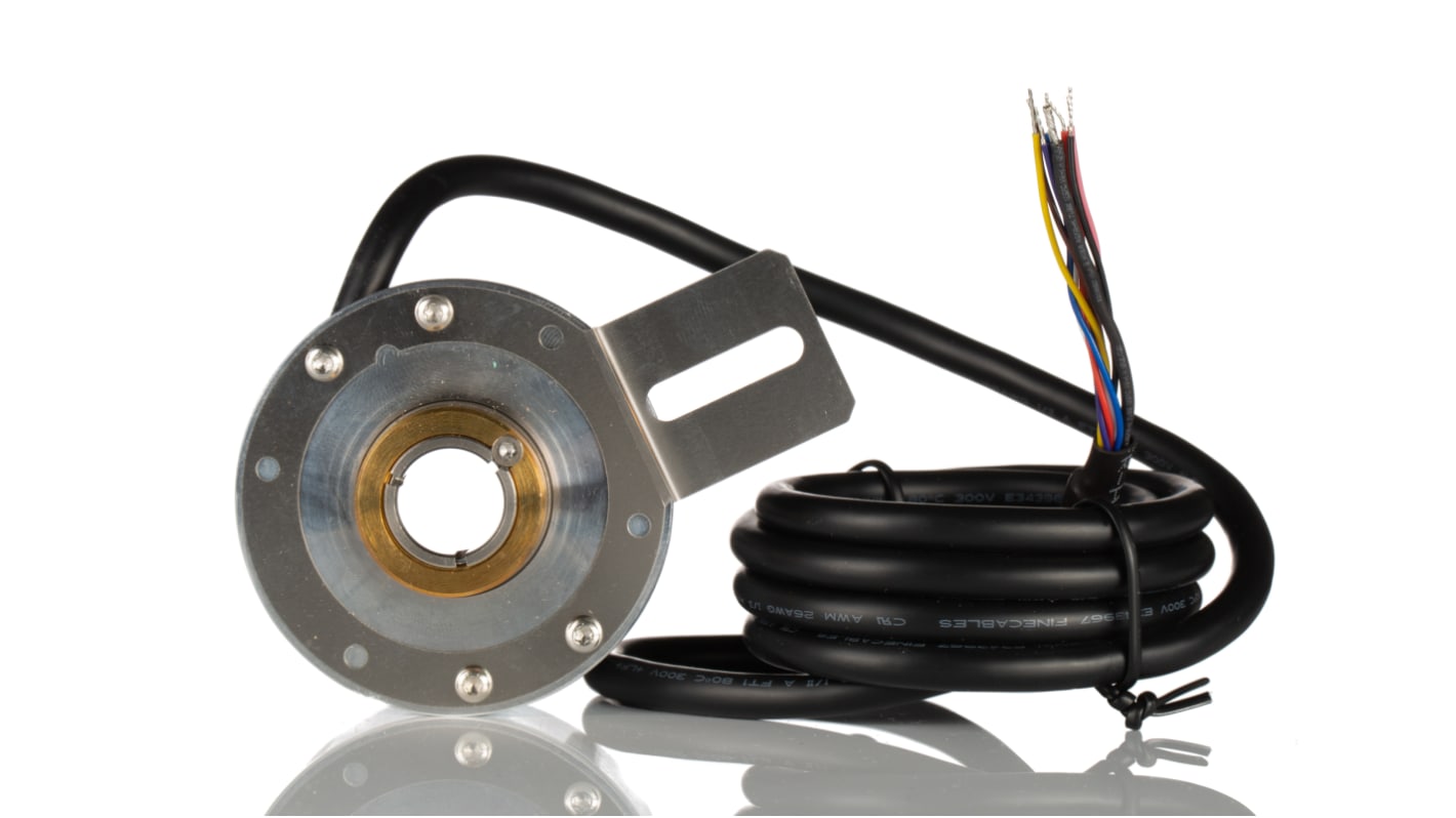 Encoder incrementale Sick DBS60E-TGEKD0100, 100 impulsi/giro, montaggio albero cavo, IP65, 58x58x41.8 mm.