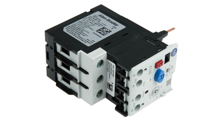 Relè di sovraccarico Rockwell Automation 193-1EFDB, 1 N/C + 1 N/A, carico 3,2 a 16 A, montaggio diretto, design autoalimentato.
