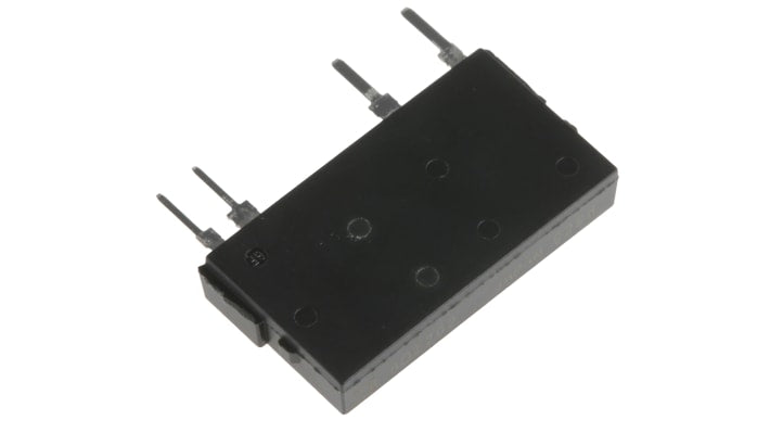 Relè a stato solido Panasonic AQZ202 per montaggio su PCB, 3 A, 60 V, dimensioni 21 x 3,5 x 12,5 mm, isolamento 2,5 kV.