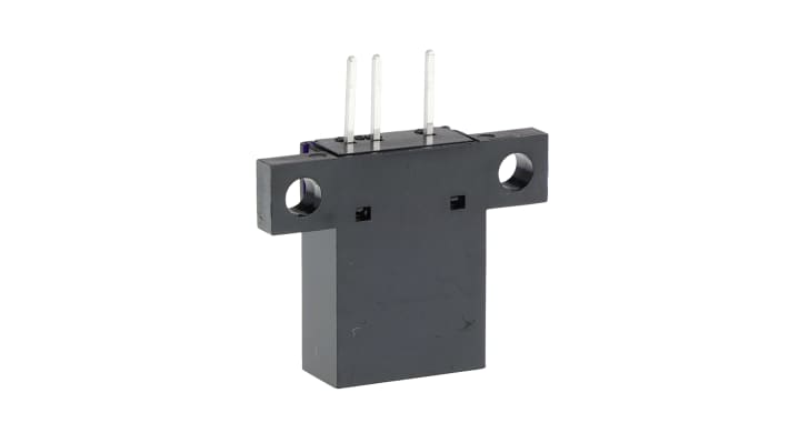 Omron EE-SPY401 JPN, sensore fotoelettrico rettangolare a riflessione, rilevamento a 5 mm, uscita NPN, IP50, per applicazioni industriali.