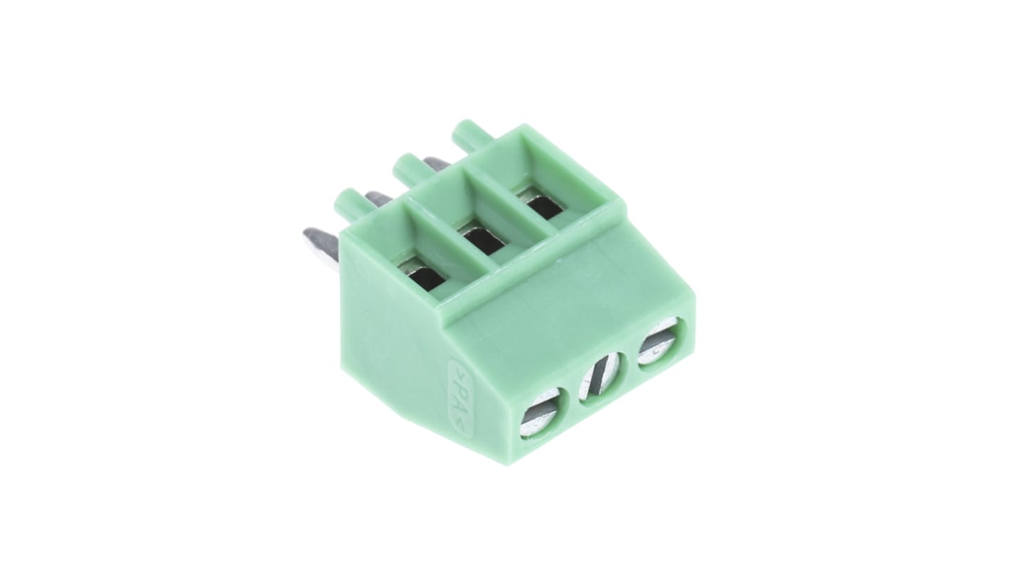 Morsettiera per circuito stampato Phoenix Contact Femmina 3 vie 1 fila 2.54mm AWG 26-20 - MPT 0,5/3-2,54 - Connessioni stabili e resistenza alle vibrazioni per automazione e telecomunicazioni.