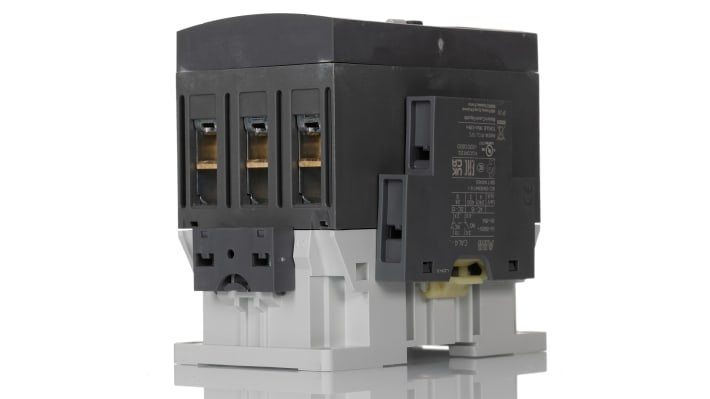 Contattore ABB 1SBL407001R1311 AF96-30-11-13, tripolare, 115 A, montaggio su guida DIN, dimensioni 82x116x125.5 mm.