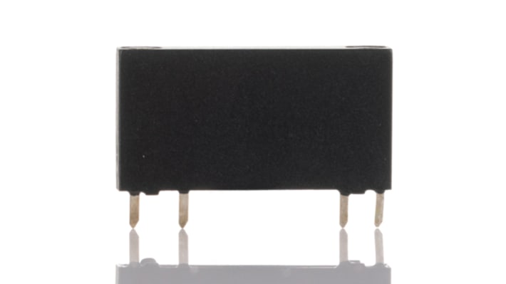 Relè a stato solido ABB, tensione di controllo 24 V, montaggio su guida DIN, dimensioni 15 x 5 x 28 mm, contatti senza cadmio.