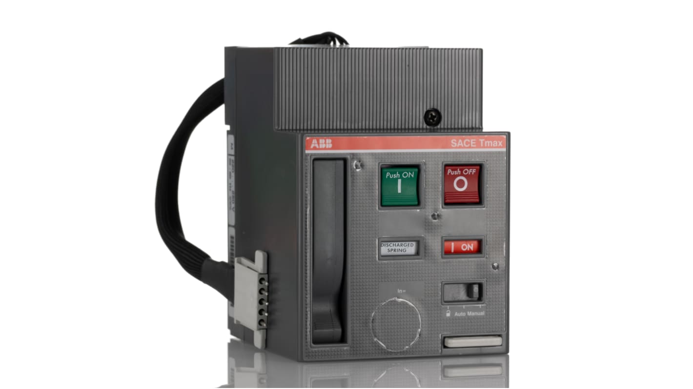 Operatore motore ABB per MCCB, tensione 220-250 V AC-DC, compatibile con Tmax T, per applicazioni ad alto traffico.