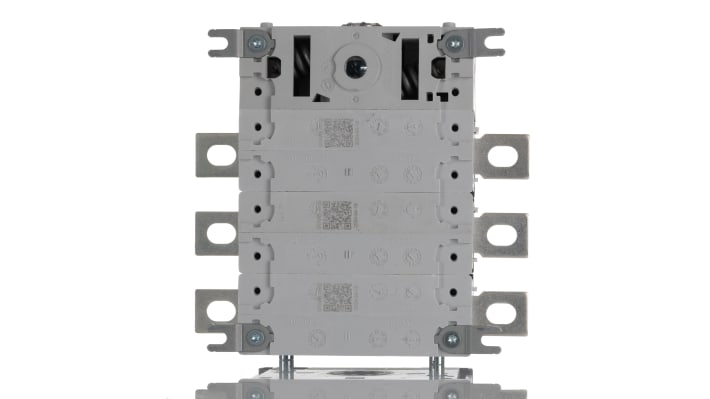 Sezionatore interruttore ABB serie OT, 3 poli, 250A, 690V, montaggio su base, dimensioni 82.5mm x 145.5mm x 150mm.