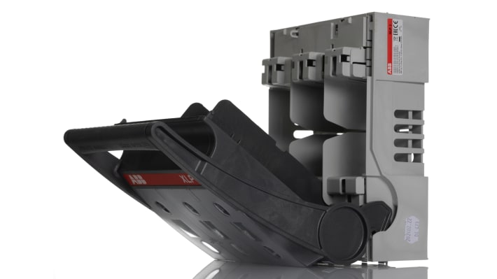 Sezionatore portafusibili NC ABB, 250A, 3 poli, montaggio su base, per quadri elettrici, serie XLP1.