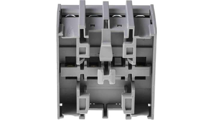 Allen Bradley 100-FA31, modulo contatti 4PST, 1NC + 3NO, montaggio anteriore, corrente 10 A, temperatura -25/+60 °C.