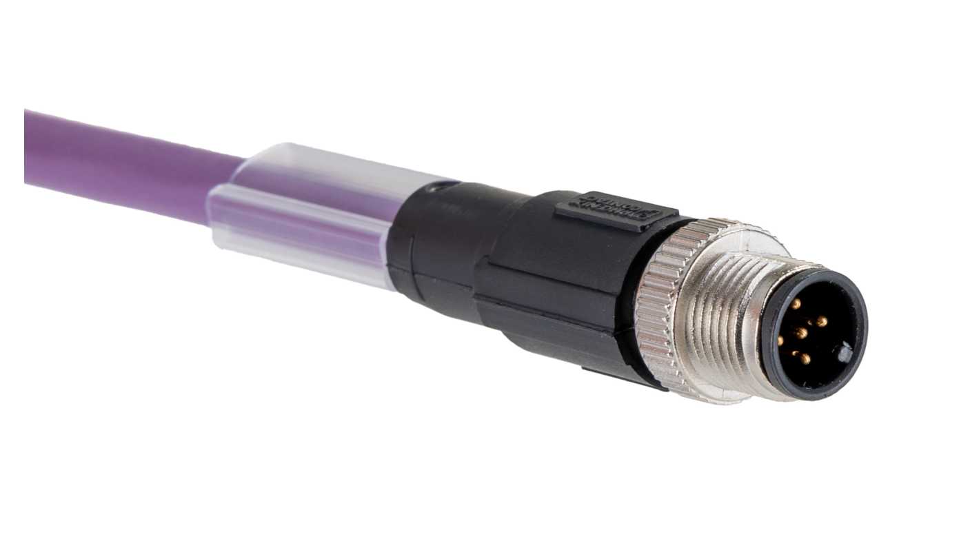 Cavo industriale multipolare schermato Phoenix Contact, 5 conduttori, 2 m, resistenza da -40 °C a +80 °C, per applicazioni di controllo.