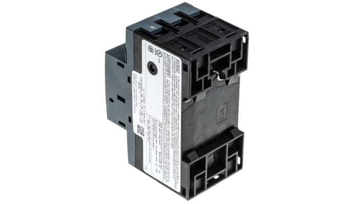 Interruttore automatico motore Siemens 3RV1011-1AA10, 690V, 1,1-1,6A SIRIUS. Protezione da cortocircuiti per impianti industriali.