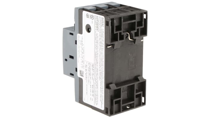 Interruttore automatico motore Siemens 3RV1011-1HA10, 5,5-8 A, serie SIRIUS - Protezione cortocircuito 50 kA, durata 100.000 cicli.