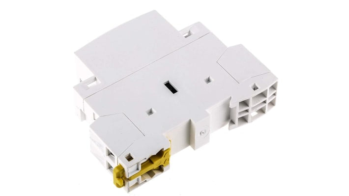 Contattore Schneider Electric GC1620M5, 2 poli, 16 A, bobina 230 V, montaggio a clip, dimensioni 81 mm x 17.5 mm x 65 mm.