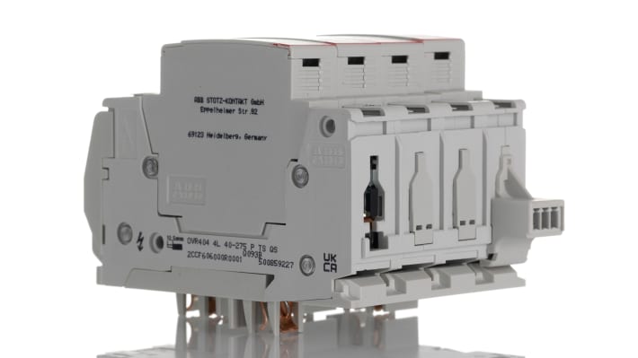 ABB Scaricatore di sovratensione SMISSLINE TP, 20 kA, per sistemi 240/415 V, dimensioni 90 x 72 x 109 mm, conforme RoHS.