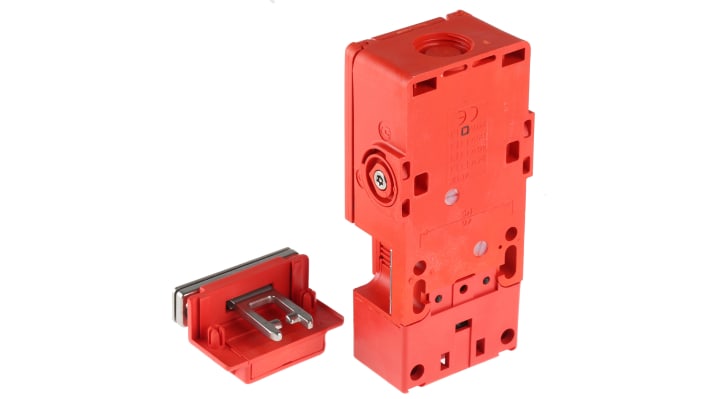 Interruttore di interblocco a solenoide Allen Bradley Guardmaster 440G-S36005, 230V, IP67, con 2NC e 1NO, dimensioni 58x35x120mm.