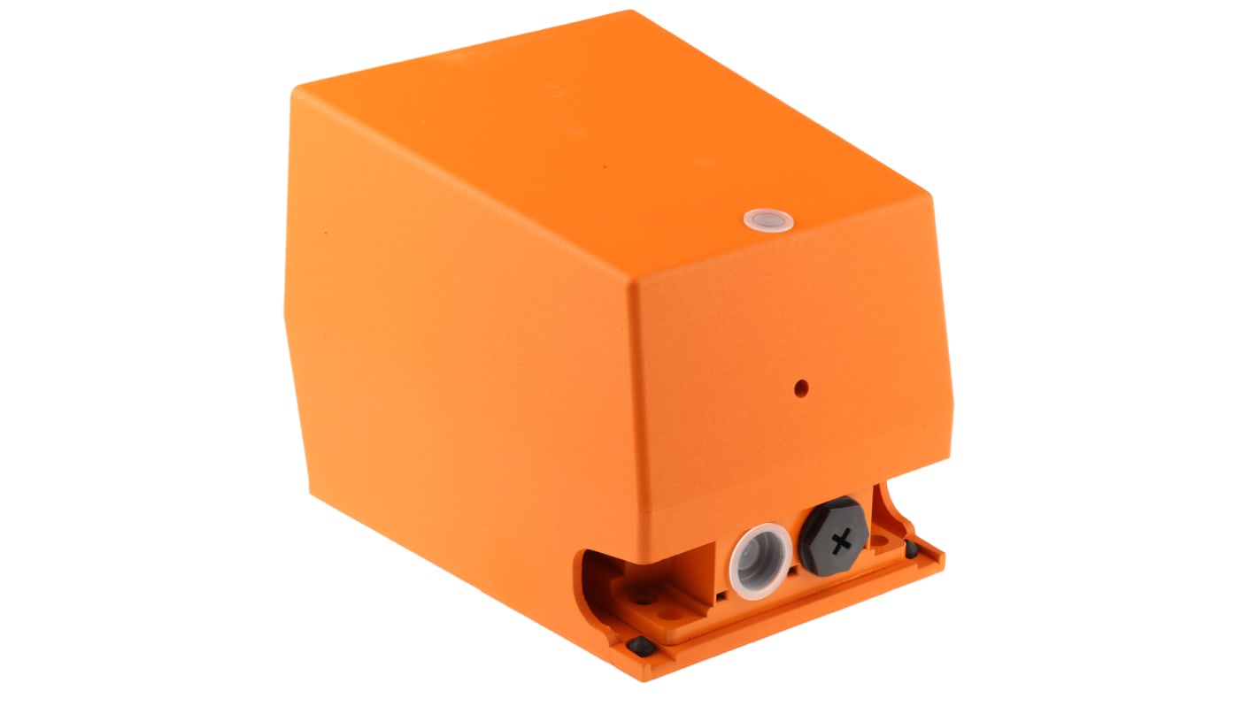 Interruttore a pedale instabile On-Off Schneider Electric XPER510, IP66, con contenitore metallico, fissaggio a pavimento.