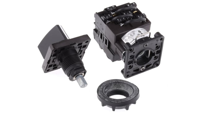 Interruttore cam monocanale Schneider Electric Harmony K, modello K1F003MCH, 4 posizioni, IP65, dimensioni 78 x 45 x 120.5 mm.