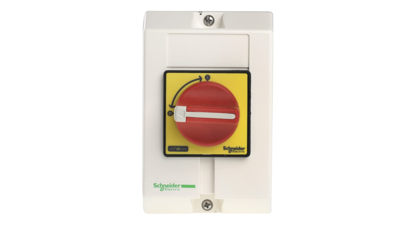 Interruttore di isolamento Schneider Electric VCF02GE 3P, 10A, 690V ca, IP65 - Montaggio a pannello per uso industriale. Conforme a IEC947-3.