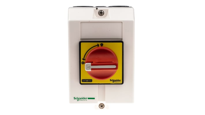 Interruttore di isolamento Schneider Electric VCF1GE, 3P, 25A, 690V ca, IP65 - Serie VARIO, Montaggio a pannello - Ideale per uso industriale, manopola bloccabile.