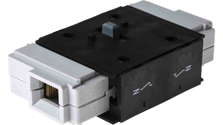 Contatto ausiliario Schneider Electric VZ12, montaggio laterale, serie VZ12, 63A. Accessorio per sezionatori aperti e chiusi.