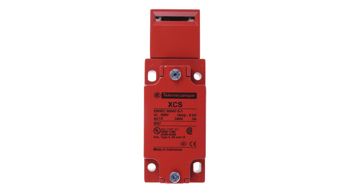 Interruttore di sicurezza Telemecanique Sensors XCSA702 - Chiave, IP67, 240V, 6A. Ideale per automazione industriale, settore minerario e trasporti.