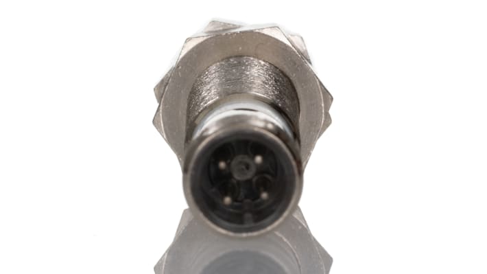 Sensore di prossimità induttivo cilindrico Sick IM12-04NPS-ZC1, filettatura M12, gamma di rilevamento 4 mm, IP67.