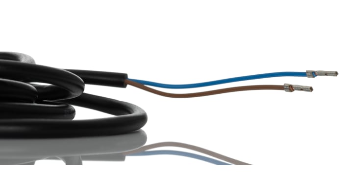 Sensore di prossimità induttivo cilindrico Sick IM18-05BUS-ZU0, M18 x 1, rilevamento 5 mm, IP67, alimentazione 20-250 V.
