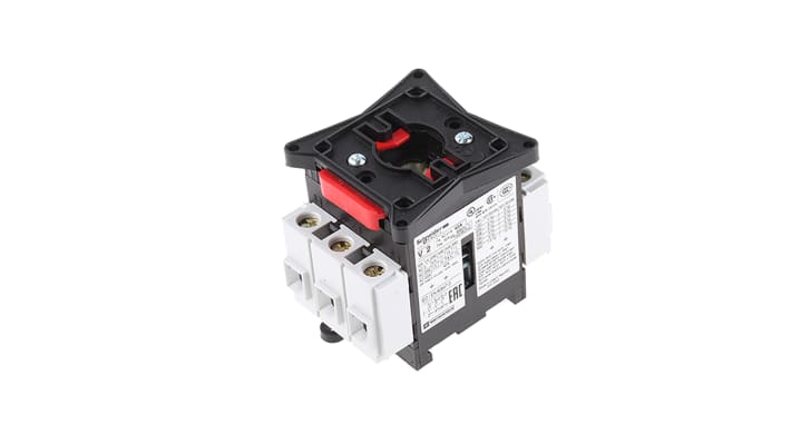 Interruttore manuale a 3 poli Schneider Electric V2 Vario per il controllo motore. Affidabile, efficiente e resistente. Ideale per applicazioni industriali.