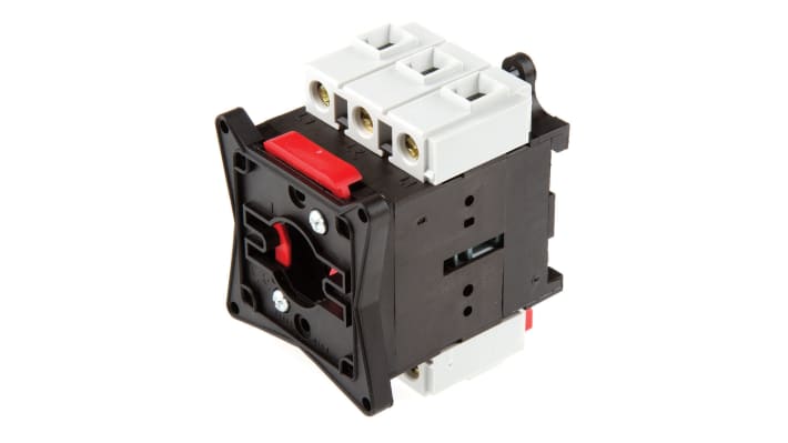 Interruttore di isolamento Schneider Electric VCF01 - 3P 20A 690V ca, montaggio a pannello. Ideale per controllo motori, isolamento sicuro.