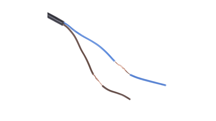 Sensore di prossimità cilindrico Telemecanique Sensors XSAV12801, M30, rilevamento 10 mm, alimentazione 24-240 V, IP67, cavo 2 m.