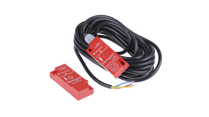 Interruttore di sicurezza senza contatto Allen Bradley Guardmaster 440N-G02038, IP67, 250V, attuatore magnetico, cavo 6 m.