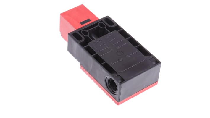 Interruttore di interblocco di sicurezza a chiave Telemecanique Sensors XCSTA792, 2NC/1NA, protezione IP67, dimensioni 114.5mm x 52mm x 30mm.