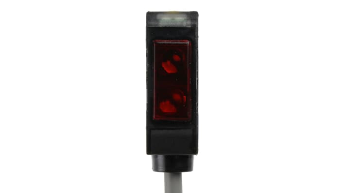 Sensore fotoelettrico rettangolare Sick WT150-P162, rilevamento 2-100 mm, uscita PNP, montaggio a pannello, grado di protezione IP67.