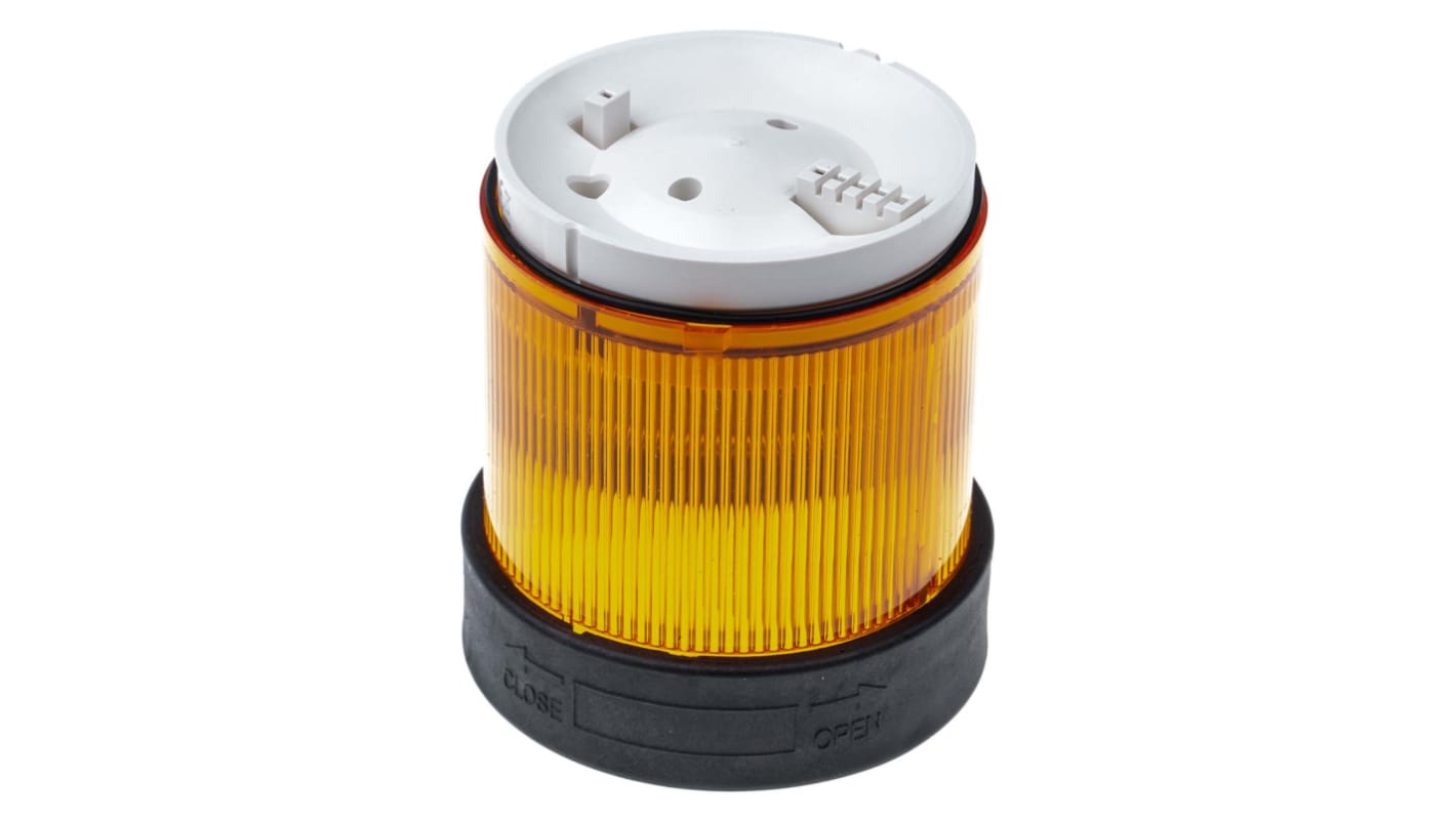 Segnalatore luminoso Schneider Electric XVBC35 Ambra 250V Ø70mm h63mm - Serie XVBC Harmony. Ideale per ambienti industriali rumorosi e pericolosi.