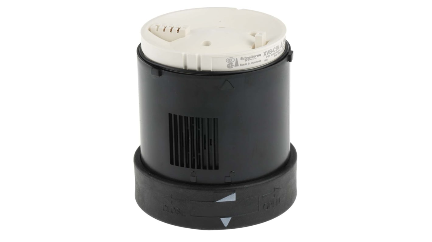 Segnalatore luminoso modulare Schneider Electric XVBC9M, 230V CA, Ø70mm h63mm. Tecnologia LED, IP66. Ideale per ambienti industriali e torri di segnalazione.