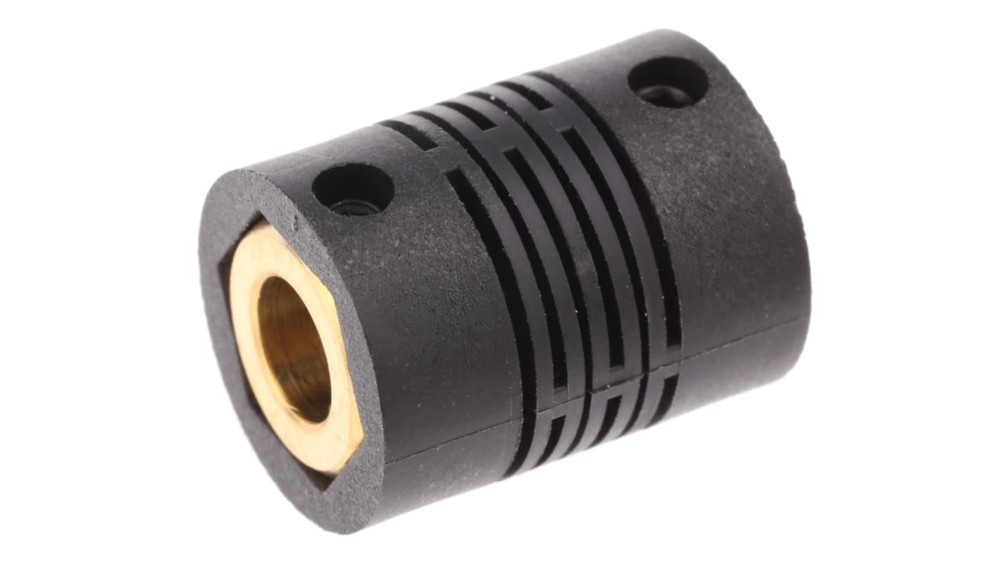 Giunto ad albero Baumer Coupling 15.0*20.2 6H7/6H7, accoppiamento flessibile in poliammide per encoder BDK, BDT e BAV.