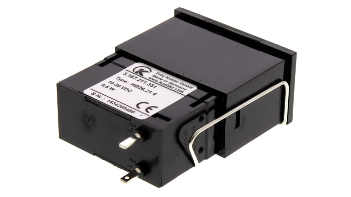 Contatore Kübler 3.167.211.351, 6 cifre, alimentazione 10-30 V c.c., montaggio a morsetto, intervallo 0-99999.9.