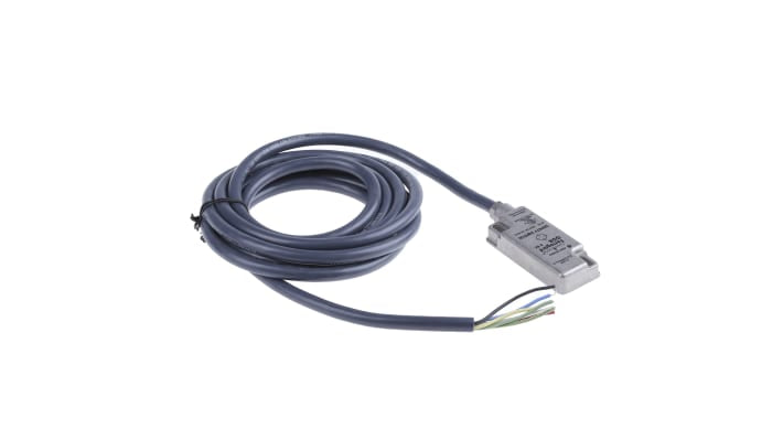 Interruttore di sicurezza senza contatto Allen Bradley Guardmaster 440N-G02112, custodia in acciaio inox, grado di protezione IP68.