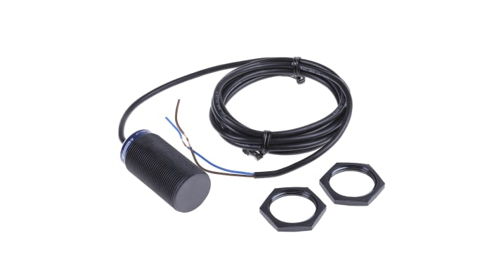 Sensore di prossimità cilindrico Telemecanique Sensors XS4P30MB230, M30, rilevamento 15 mm, IP68, alimentazione 20-264 V.