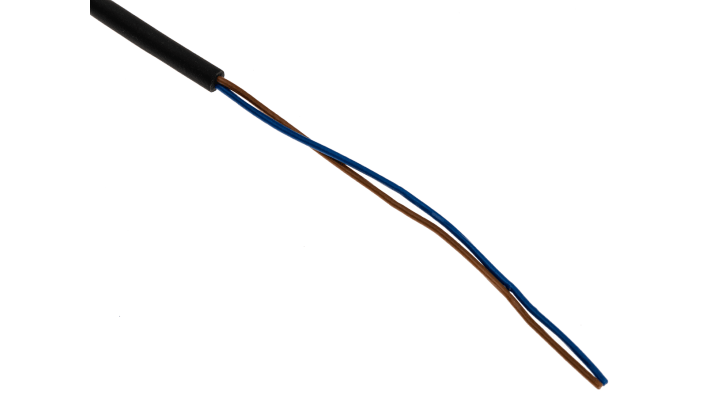 Sensore fotoelettrico rettangolare Omron E3T-ST14 2M, rilevamento fino a 1 m, uscita PNP, grado di protezione IP67.