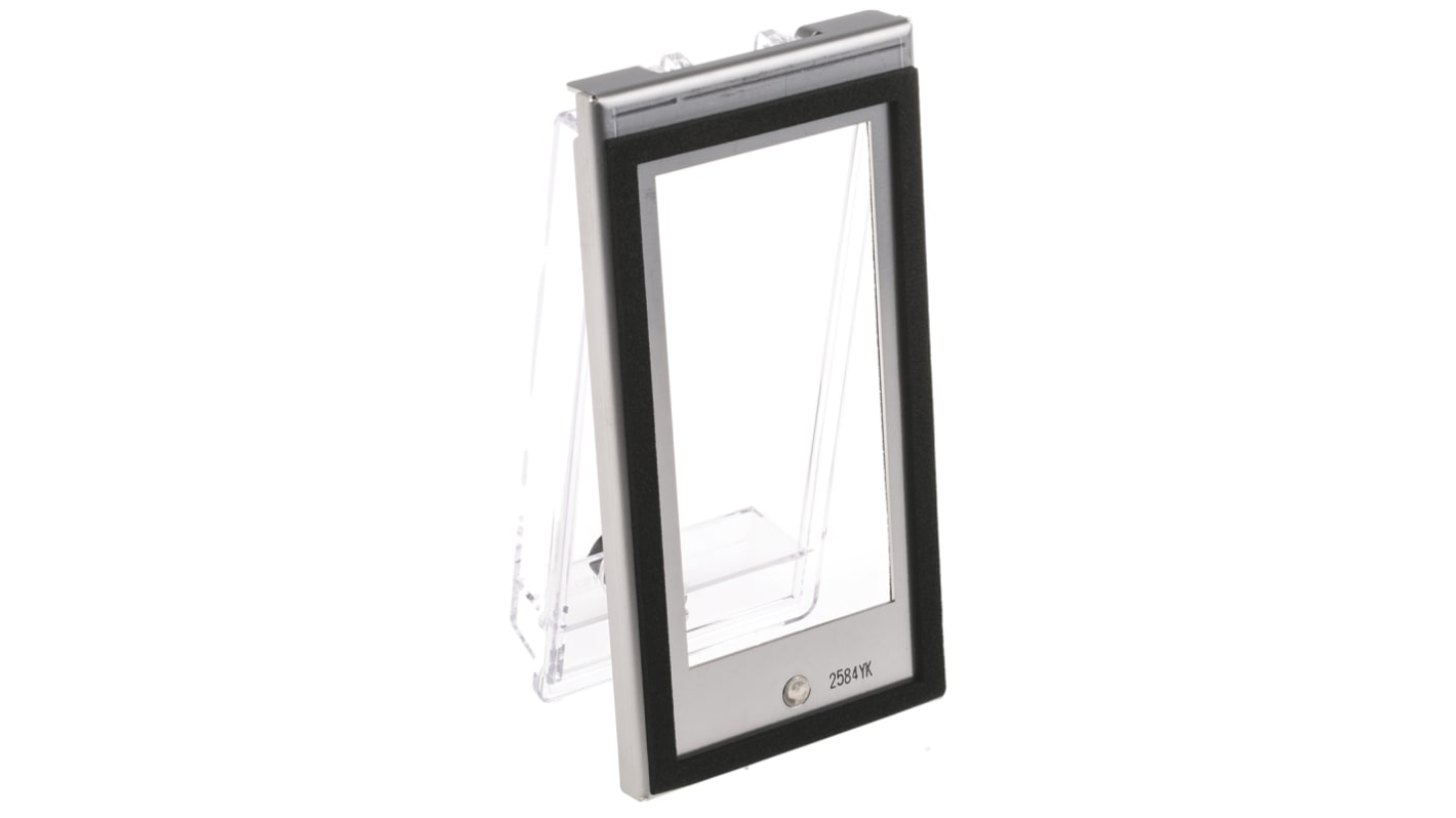 Coperchio Omron Y92A49N per macchine di lavorazione alimenti, IP66, compatibile con controllori DIN 48x48mm, 48x96mm e 96x96mm.