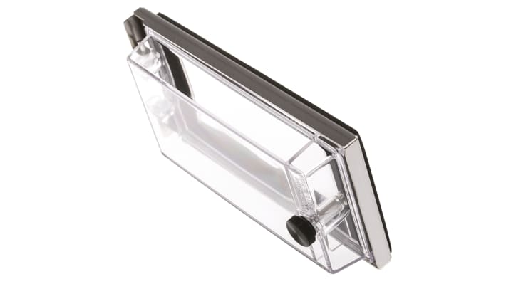 Coperchio Omron Y92A49N per macchine di lavorazione alimenti, IP66, compatibile con controllori DIN 48x48mm, 48x96mm e 96x96mm.