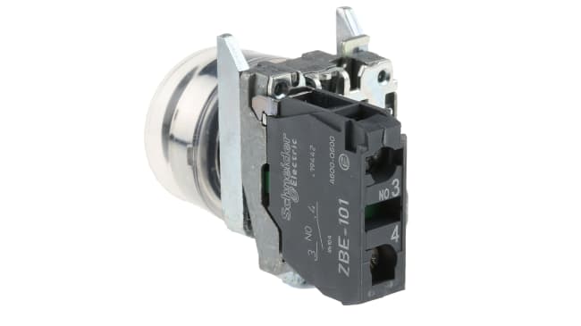 Pulsante Harmony XB4 Schneider Electric, montaggio a pannello IP66/IP67 per controllo industriale. Resistente a temperature estreme, SPST.
