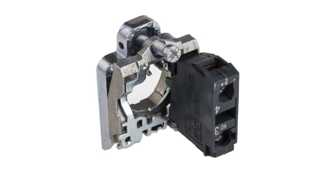 Pulsante Harmony XB4 Schneider Electric, montaggio a pannello IP66/IP67 per controllo industriale. Resistente a temperature estreme, SPST.
