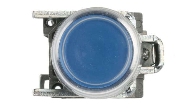Pulsante Schneider Electric XB4BP61, SPST, IP66/IP67, montaggio a pannello - Ideale per ambienti critici, resistente all'acqua e alle sostanze chimiche. Per pannelli di controllo e situazioni di emergenza.