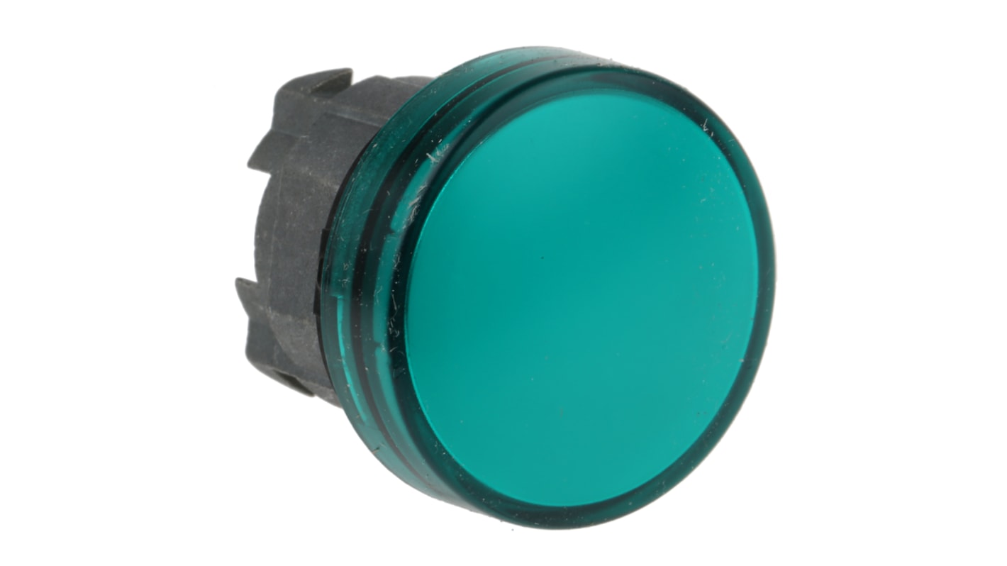 Spia LED 22mm Schneider Electric XB4BVM3, Montaggio a pannello, IP66/IP67/IP69K, per ambienti industriali e applicazioni difficili.