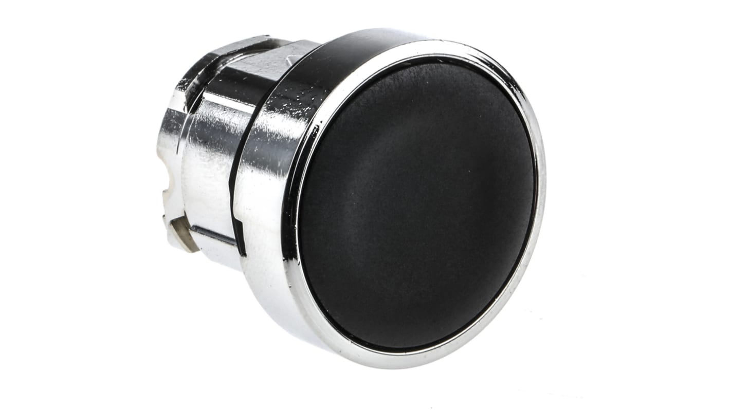 Testa Pulsante Nero Harmony XB4 - Serie Ottimizzata per Prestazioni Industriali, Schneider Electric - ZB4BA2, IP69K, Montaggio a Pannello.