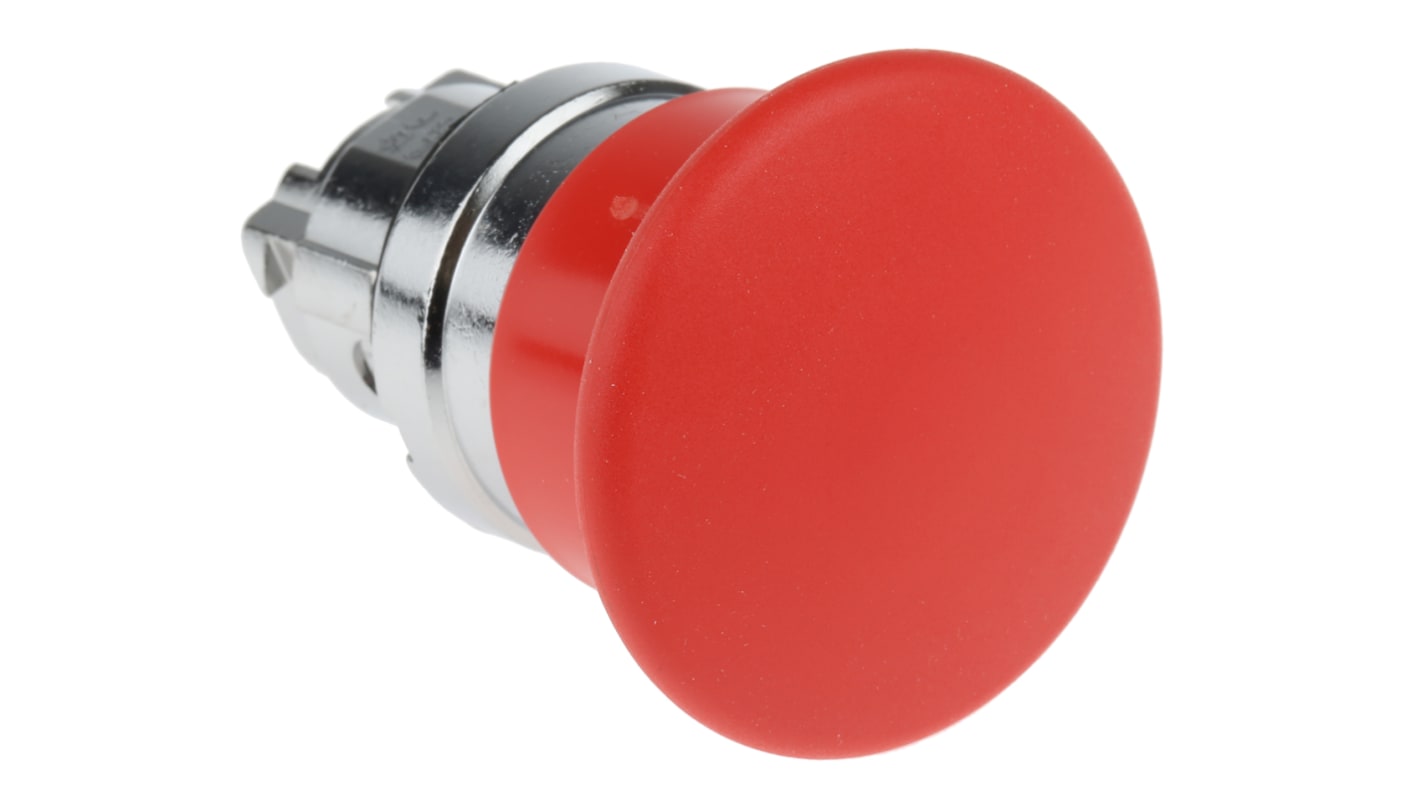 Attuatore pulsante instabile ZB4BC4 Harmony XB4, rosso. IP66/IP69K, 22mm, metallo, morsetto a vite. Compatibile con blocchi contatti. Schneider Electric.