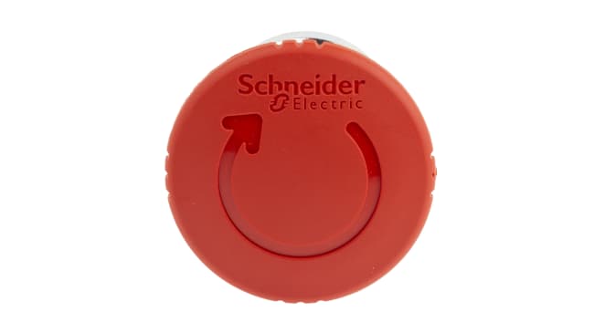 Pulsante di arresto di emergenza Schneider Electric ZB4BS844 Harmony XB4, Montaggio a pannello, Ø 22mm, IP66/IP69K. Ideale per macchinari e pannelli di controllo.