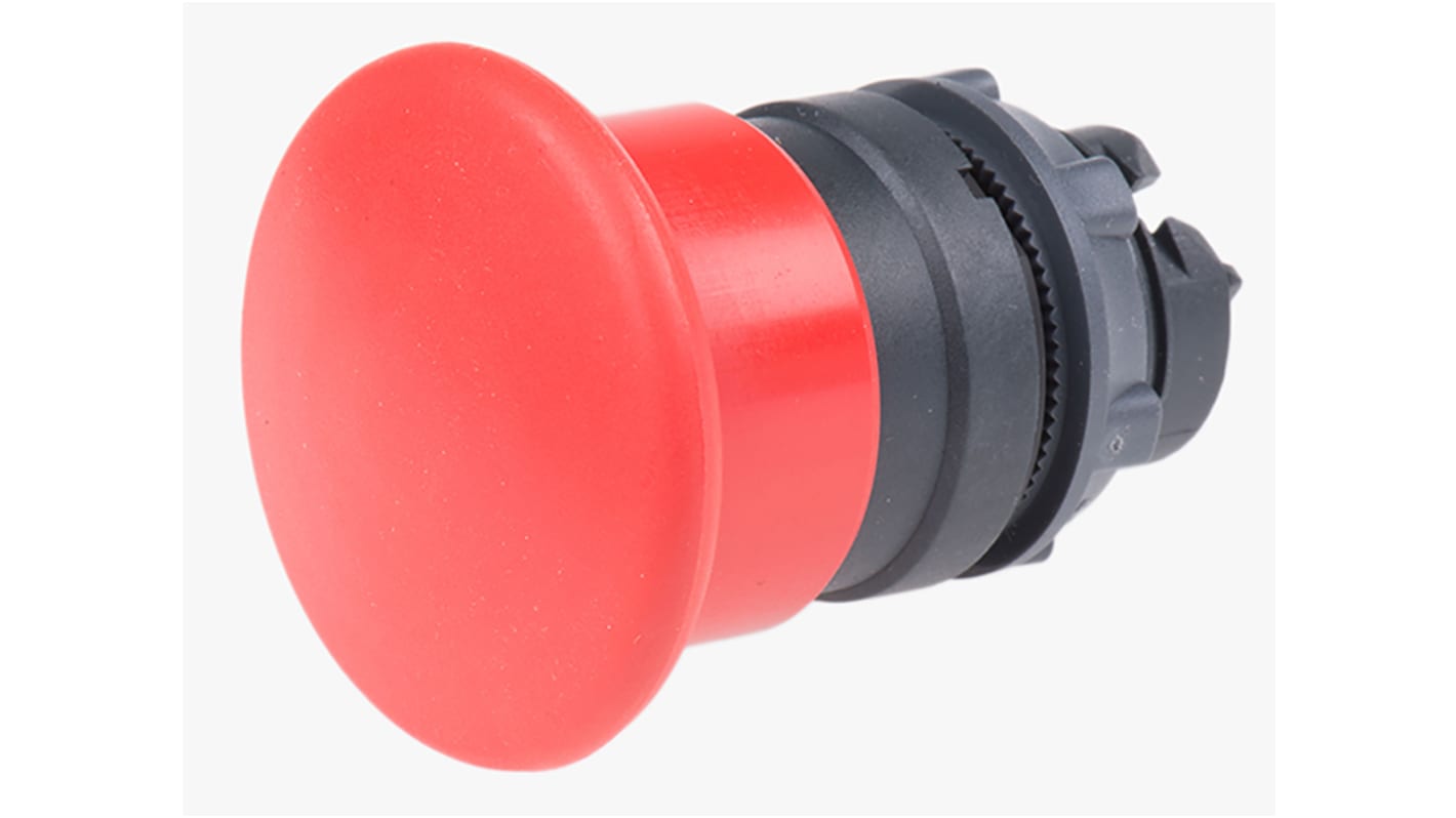 Attuatore pulsante rosso Schneider Electric ZB5AC4, serie Harmony XB5, diametro 22mm, ritorno a molla, protezione IP66/IP69K.