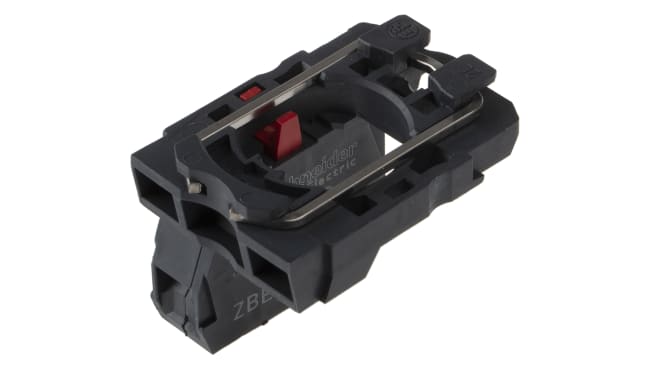 Blocco contatti Schneider Electric ZB5AZ102, corrente nominale 10A, Serie Harmony XB5. Morsetti a vite per applicazioni industriali.